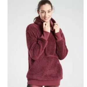 Athleta Reversible Sherpa Hoodie